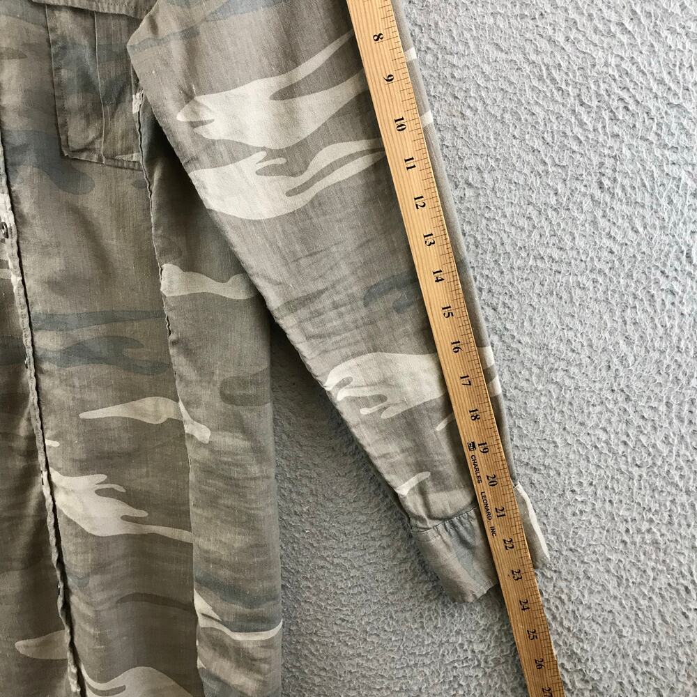 Rails Camo Linen Blend Long Sleeve Button Down Sh… - image 6
